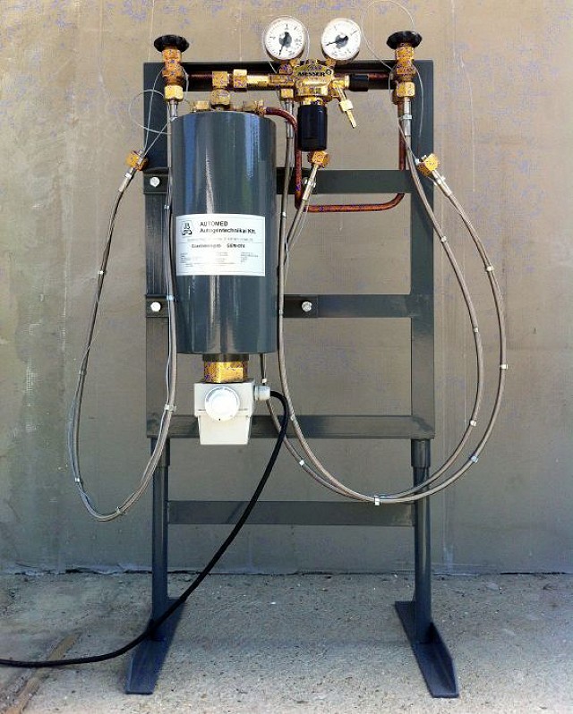 Mobil széndioxid palacktelep 3 palackhoz